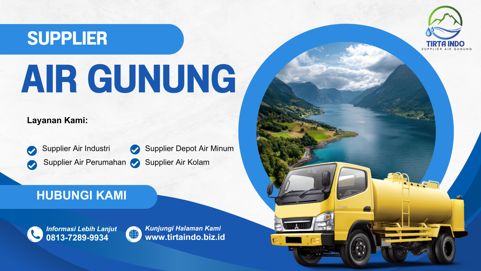Biru Dan Putih Modern Jasa Pemasangan CCTV Facebook Cover